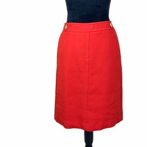 Talbots Red Skirt